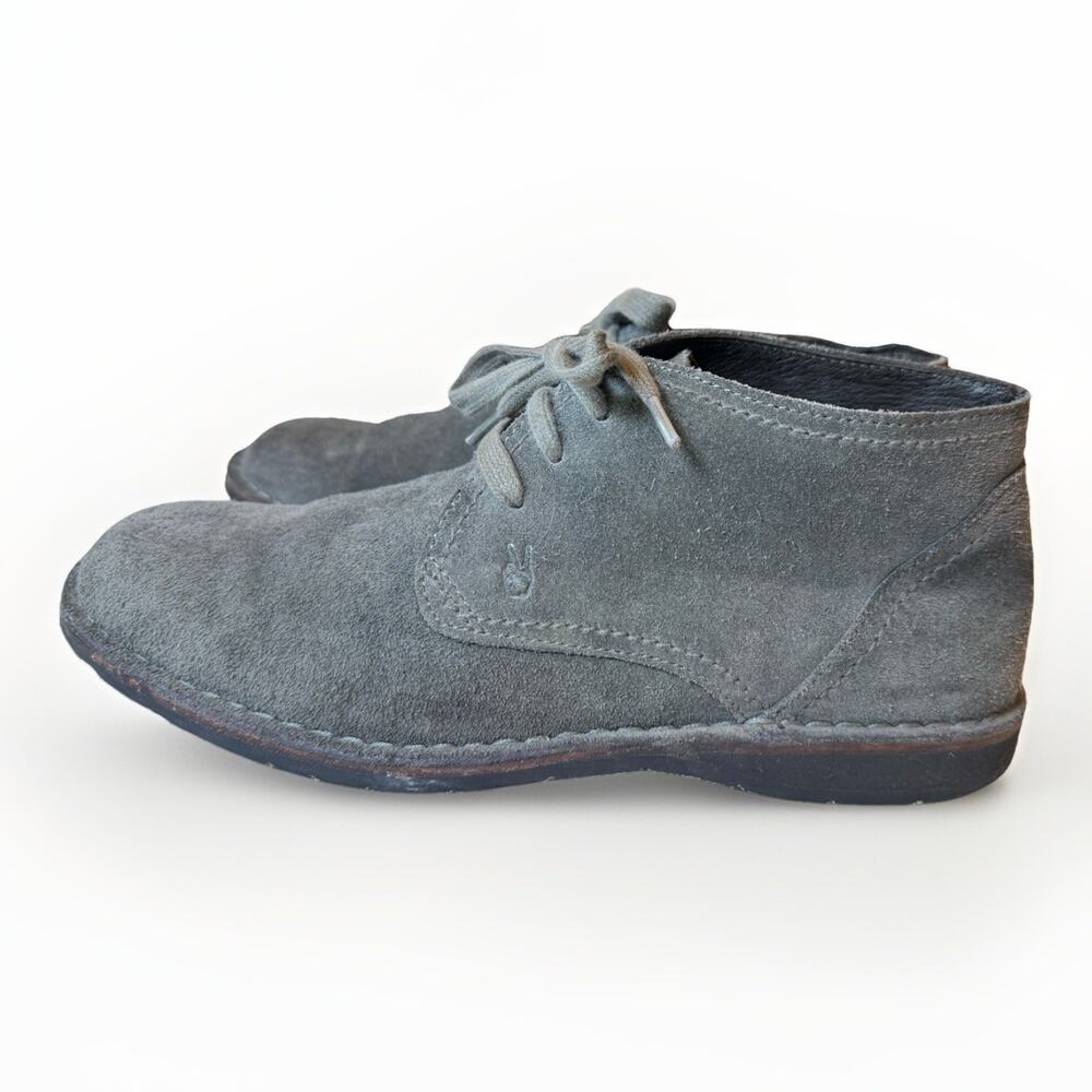 John Varvatos Star USA Men's Gray Suede Chukka Ankle Boots Size 8M, EUC